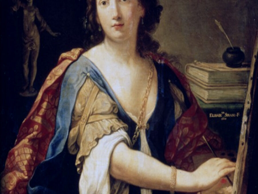 Elisabetta Sirani. Autorretrato. Museo Pushkin. Moscú