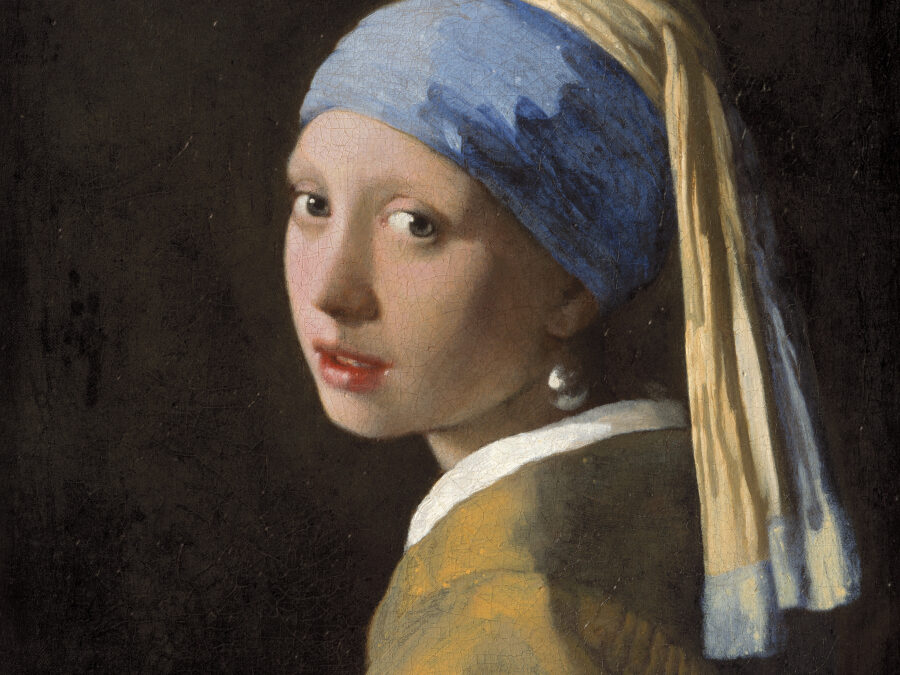 La joven de la perla. Johannes Vermeer Girl with a Pearl Earring, c. 1665 Mauritshuis, The Hague