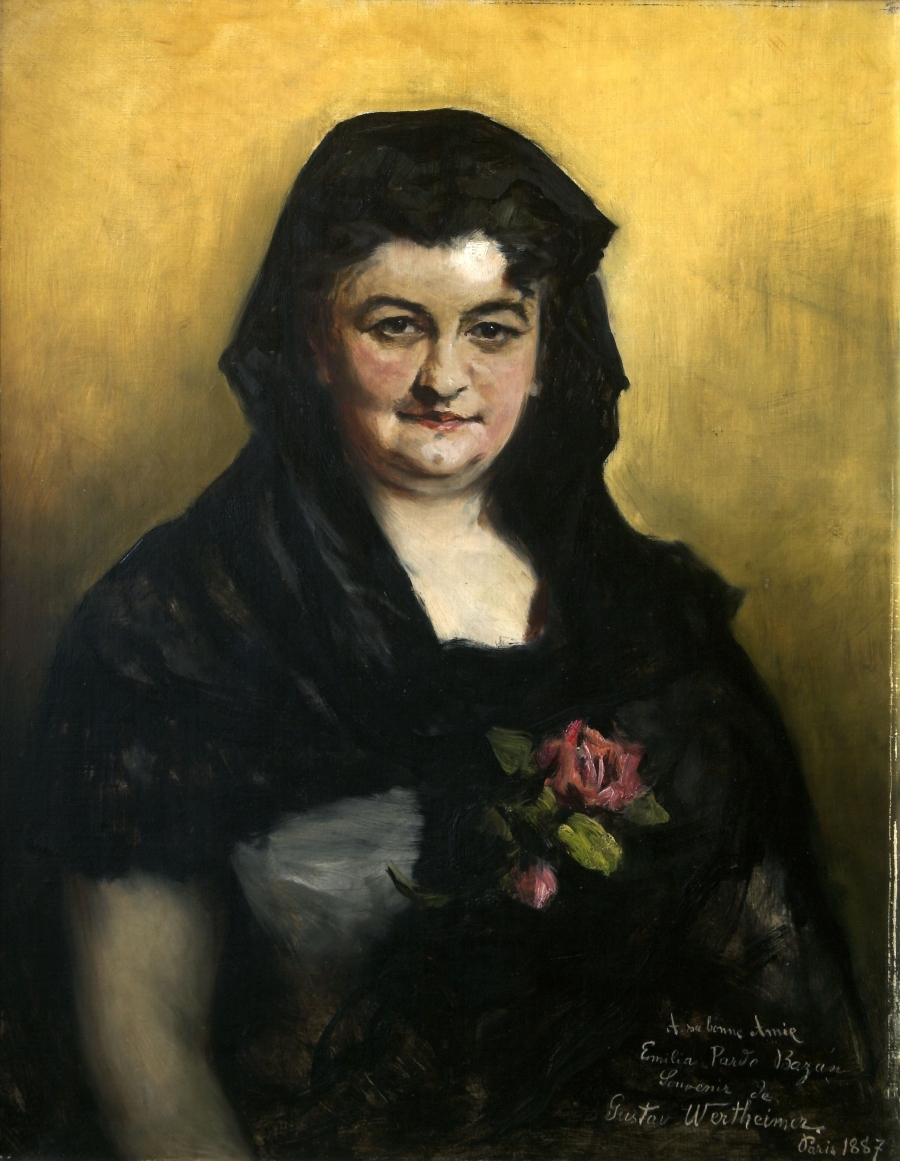 Emilia Pardo Bazán. Gustav Wertheimer, 1887. Fuente: Casa Museo Emilia Pardo Bazán. Real Academia Galega.